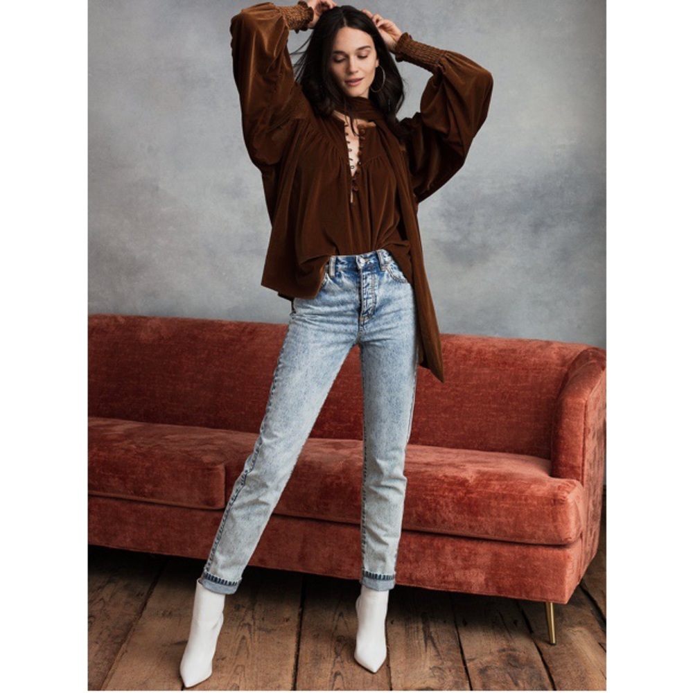 Happy x Nature High-Rise Straight Jeans